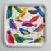 IKEA Barbar Bird Melamine Retro Plate Food Drink Serving Trays Set of 2