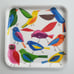 IKEA Barbar Bird Melamine Retro Plate Food Drink Serving Trays Set of 2
