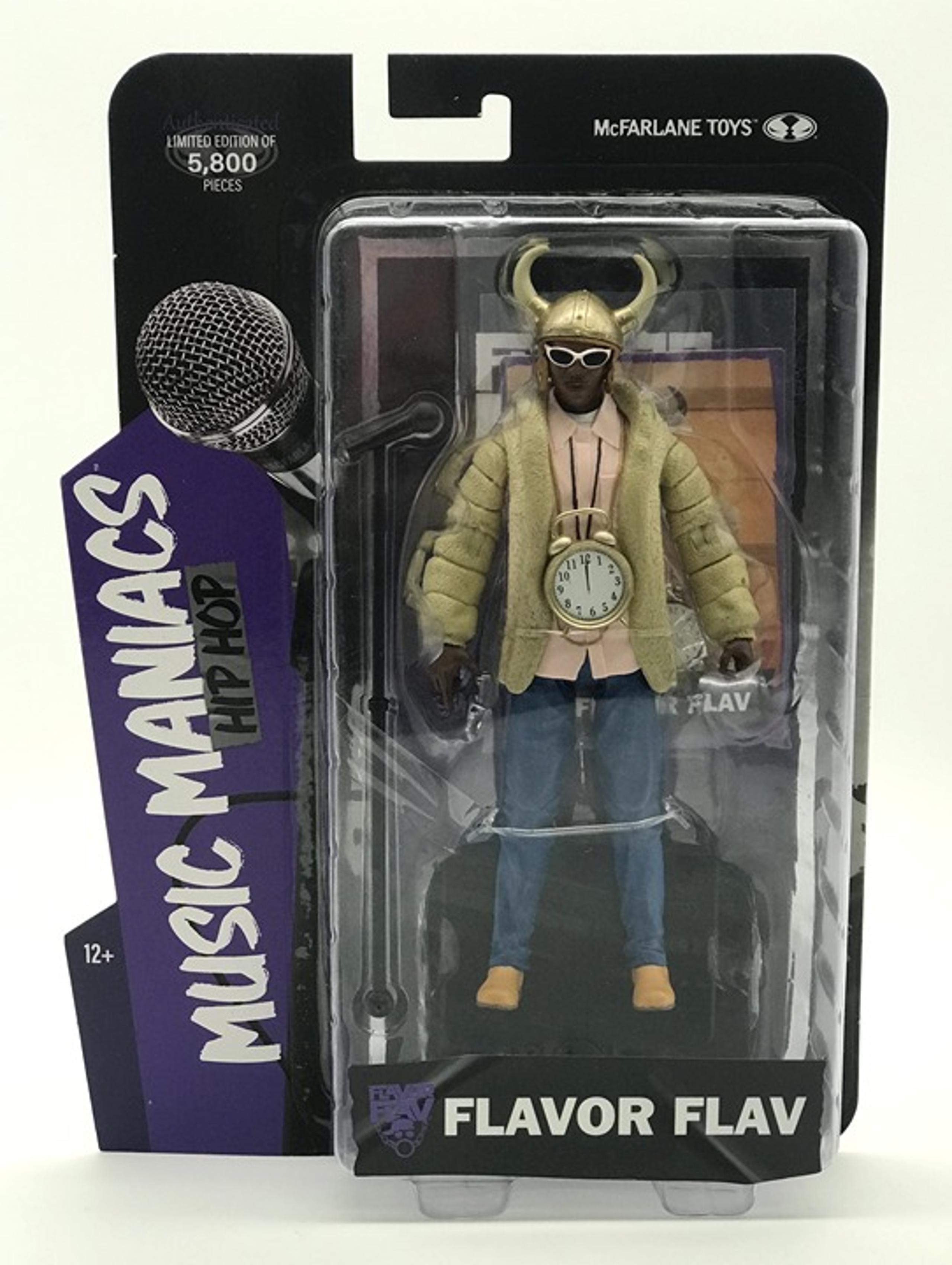 McFarlane Toys Music Maniacs Hip-Hop Flavor Flav action figure NEW! Limited 5800