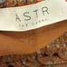 ASTR the label off the shoulder boho floral chiffon sleeve crop top size XS