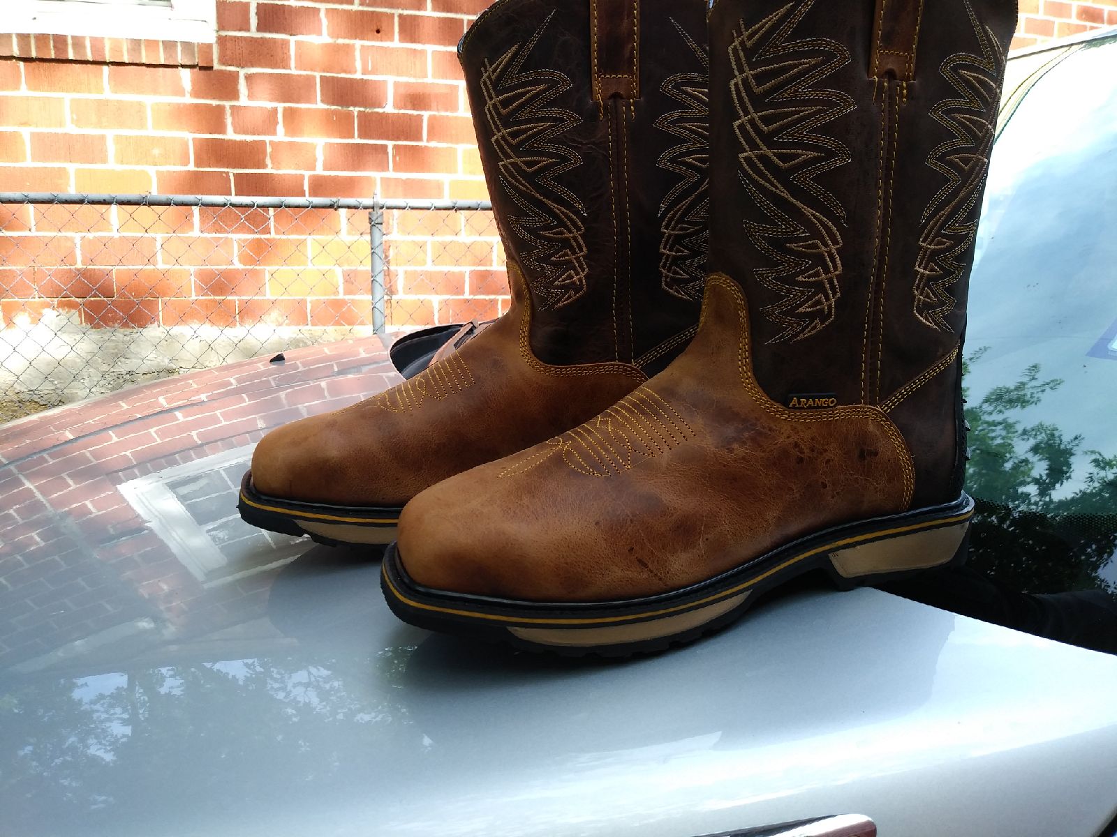 Arango steel toe work boots