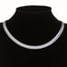 Sterling Silver Womens Flat Snake Herringbone Chain Necklace 16 Ladies Jewelry