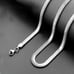 Sterling Silver Womens Flat Snake Herringbone Chain Necklace 16 Ladies Jewelry