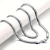 Sterling Silver Womens Flat Snake Herringbone Chain Necklace 16 Ladies Jewelry