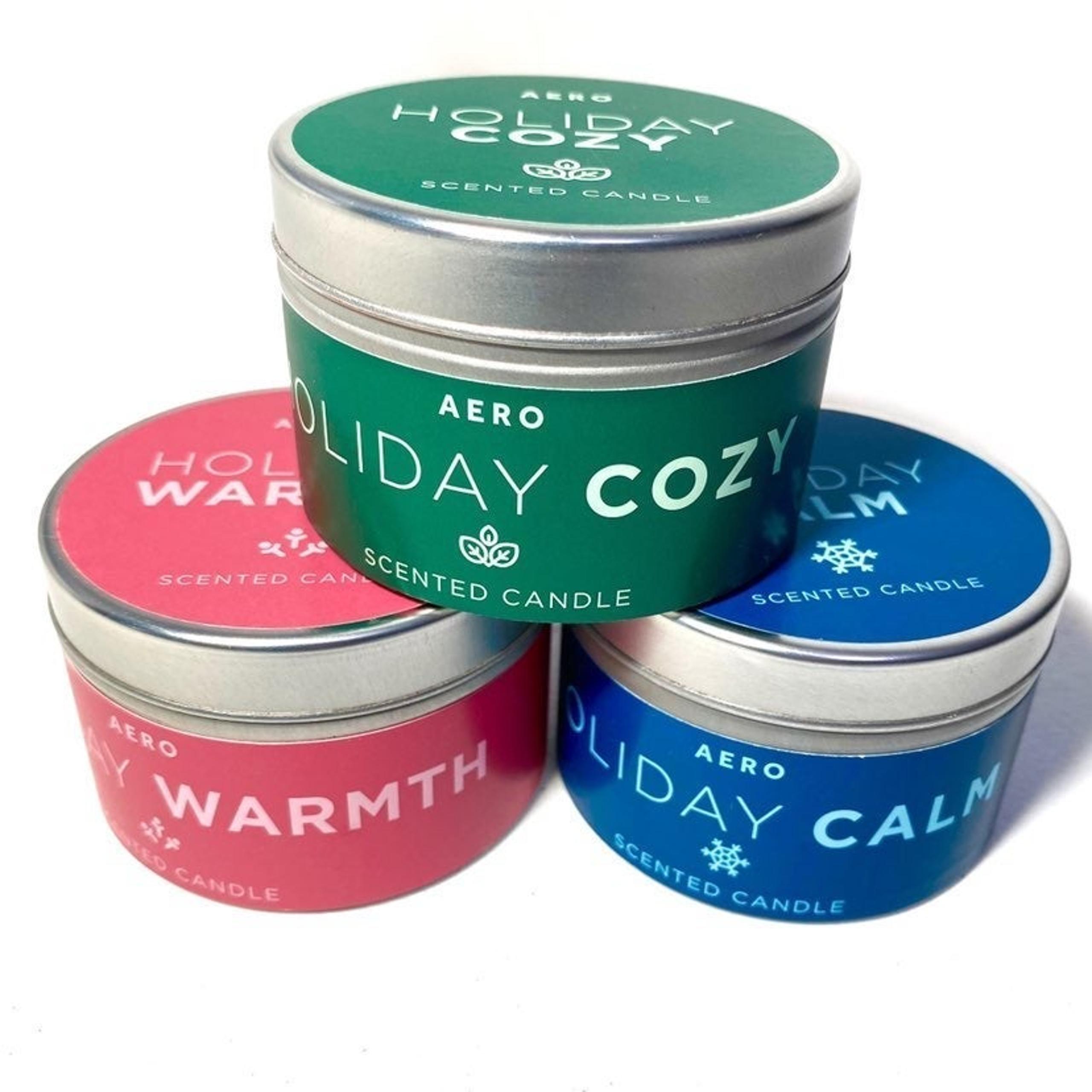Aeropostale 3x Candles Scented Holiday