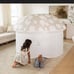 SMOL Air fort inflatable mushroom tent