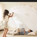 SMOL Air fort inflatable mushroom tent
