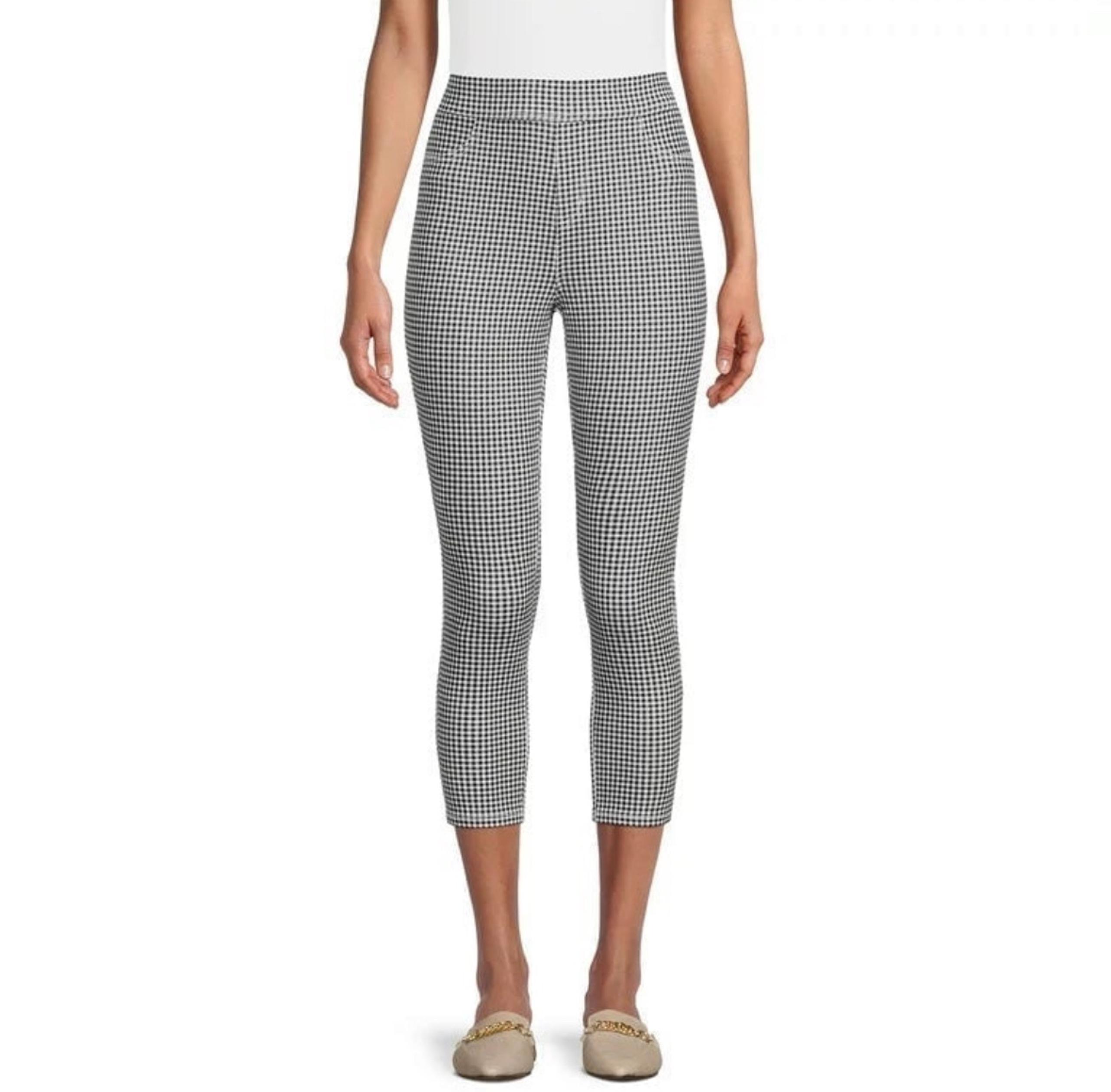 Time and Tru Women's Mid Rise Stretch Pull On Capri Jeggings Size: XL (16-18)