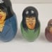President Bill Clinton/Lewinsky/Hillary/Tripp Wood Russian Nesting Dolls Sax