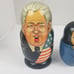 President Bill Clinton/Lewinsky/Hillary/Tripp Wood Russian Nesting Dolls Sax