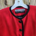 Vintage 100% Wool Suit Coat British 80's Jacket & Pencil Skirt Linda Allard Elle