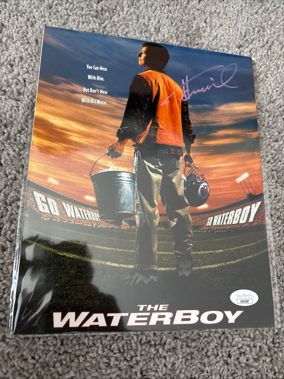JSA COA Henry Winkler Signed 8x10 Waterboy Movie Photo Autographed