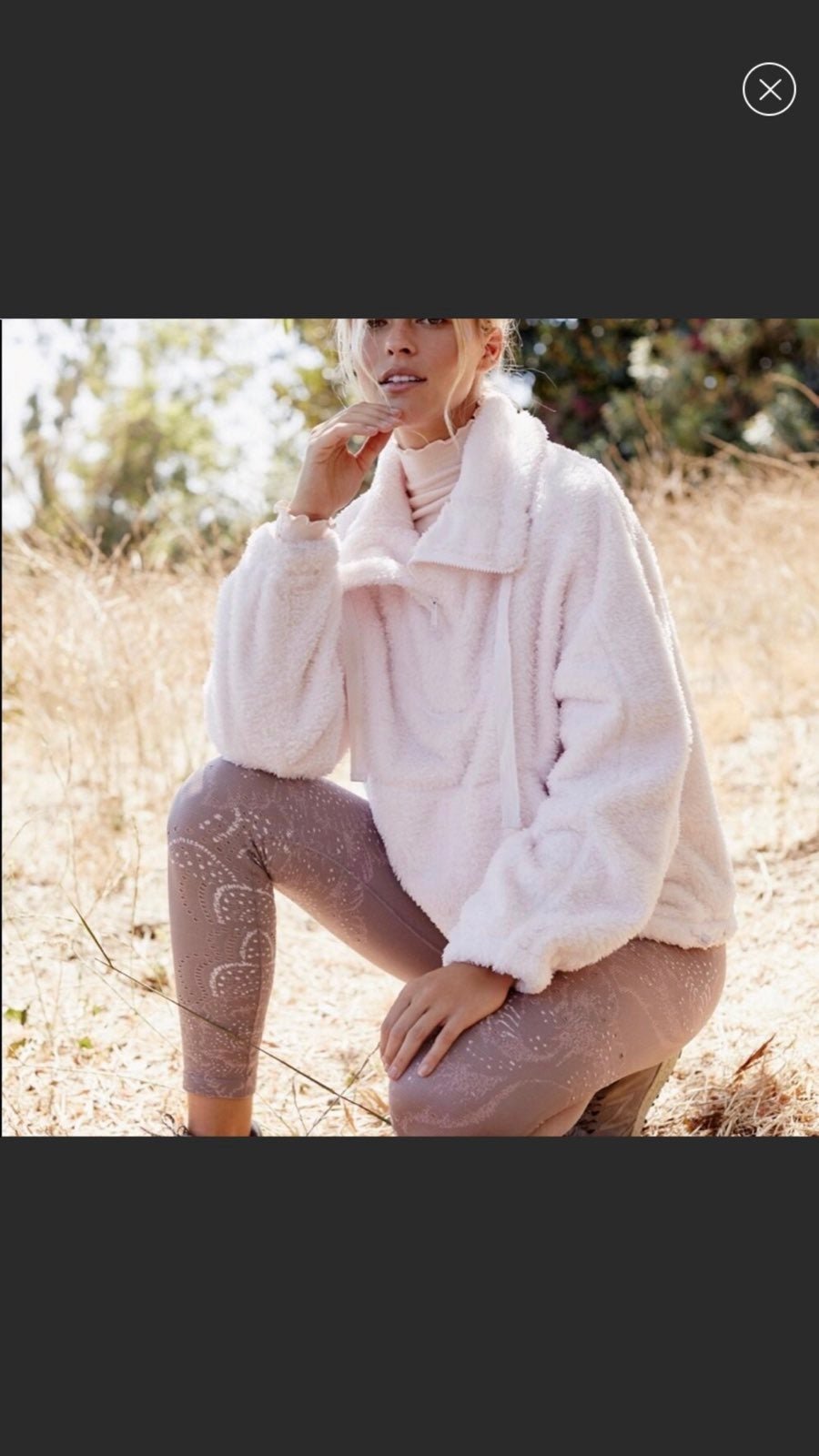 Free People BIG SKY PULLOVER MEDIUM NEW