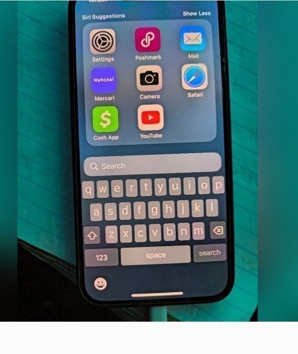 New in box used 1x blue iPhone large hard drive iPhone 14 rare color IPHONE 14