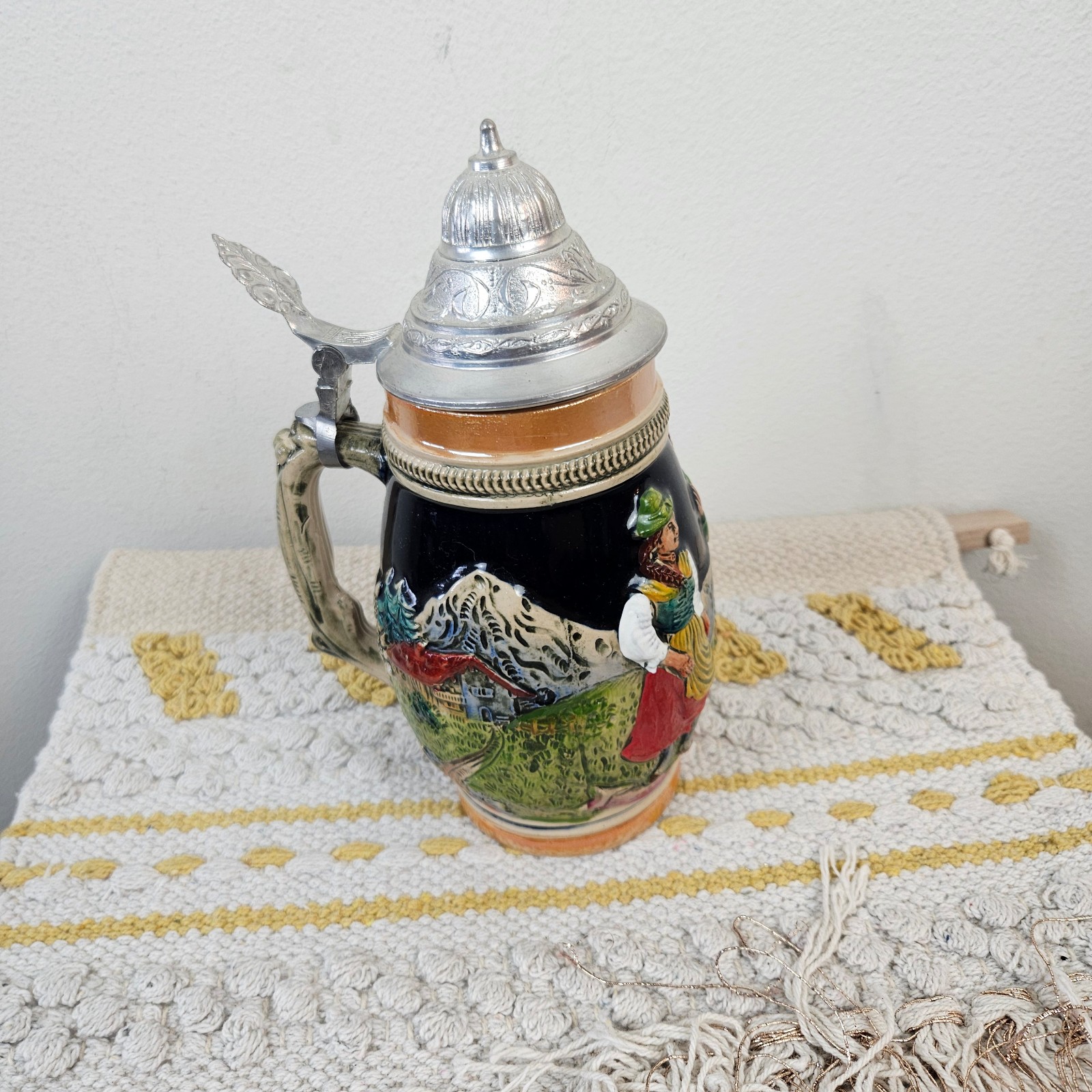 Vintage Jagers Absciend Beer Stein West Germany