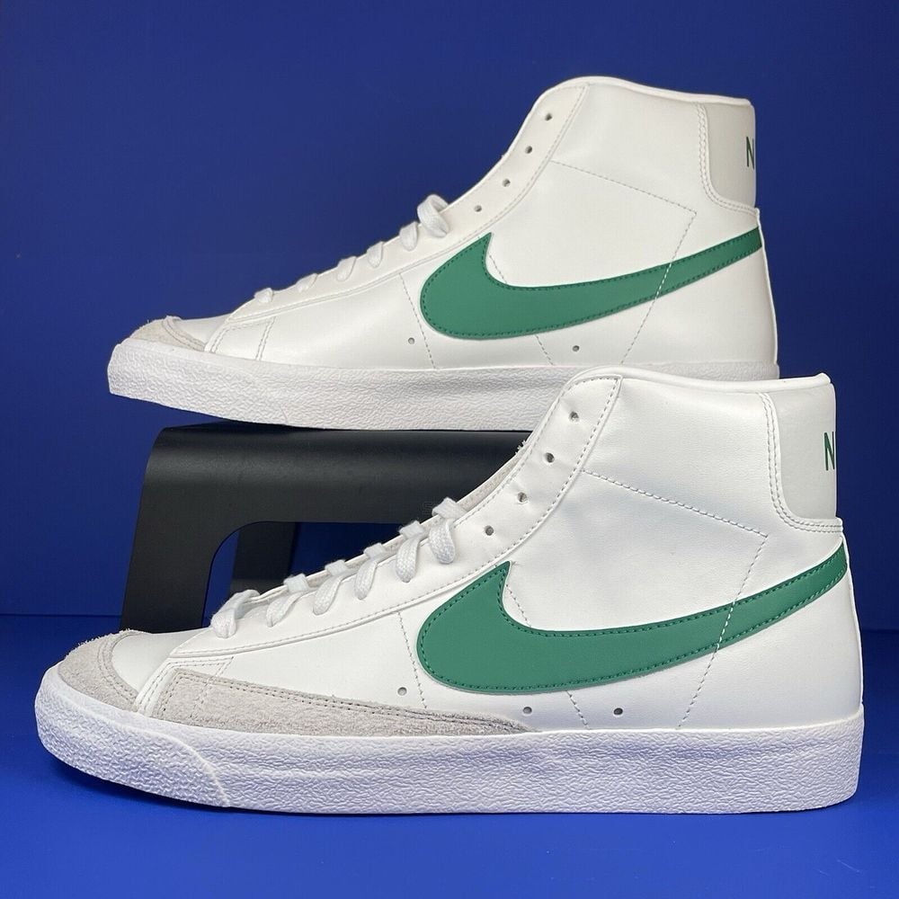 Nike Blazer Mid '77 Vintage White Green Malachite BQ6806-127 Men's Size 12