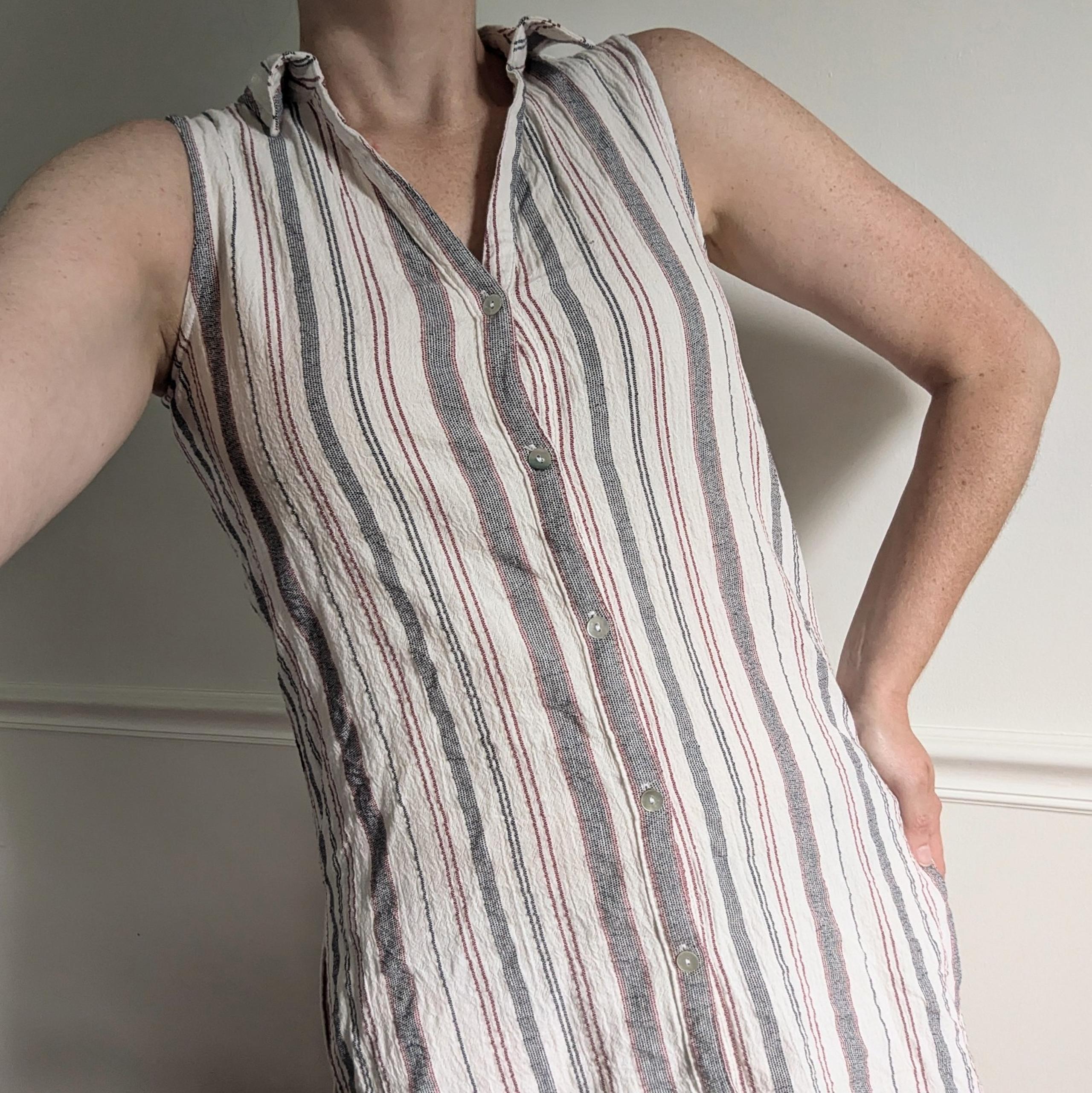 Sigrid Olsen Striped Tunic Top