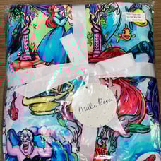 Millie rose part of your world mermaid triple layer bamboo blanket 50x60 NIB