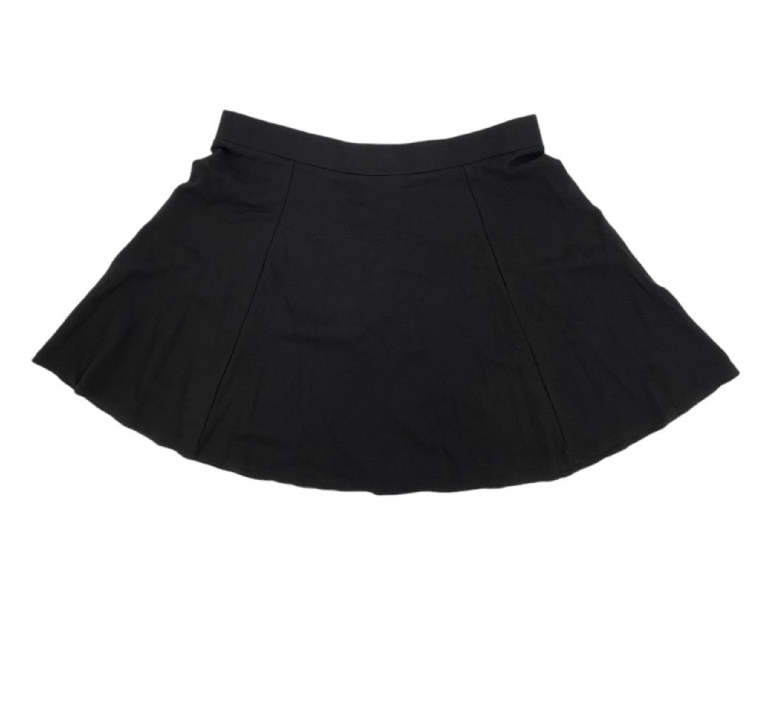 H&M Divided Black Flared Mini Skirt Size L Women’s