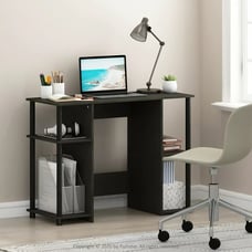Compact Computer Study Desk, Espresso