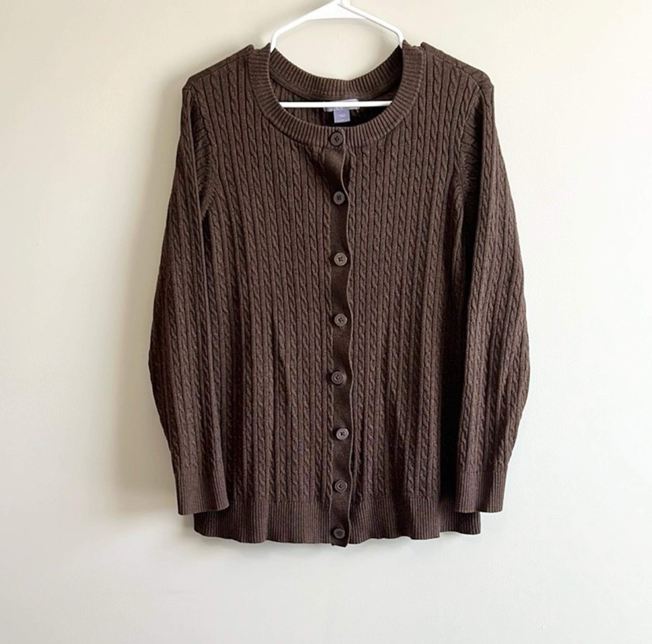 Laura Scott Cable Knit Cardigan