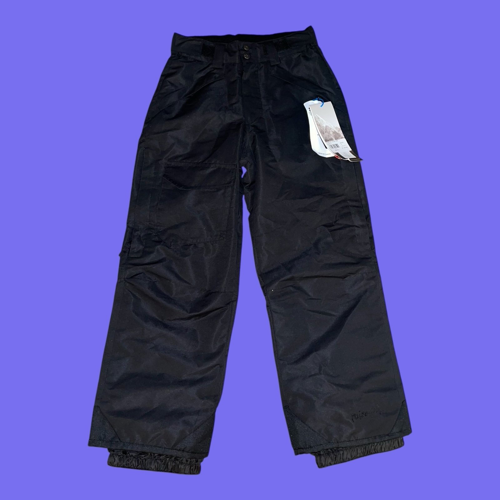 NWT Sportcaster / Pulse Boy’s Insulated Ski Pants Size S (8/10) Black MSRP 99