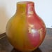 Harrach Carillon Vase Bohemian Art Glass Mold Blown Colorless Glass Antique