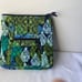 Vera Bradley zipper hipster green forest leaf shoulder crossbody bag purse women
