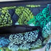 Vera Bradley zipper hipster green forest leaf shoulder crossbody bag purse women