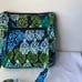 Vera Bradley zipper hipster green forest leaf shoulder crossbody bag purse women