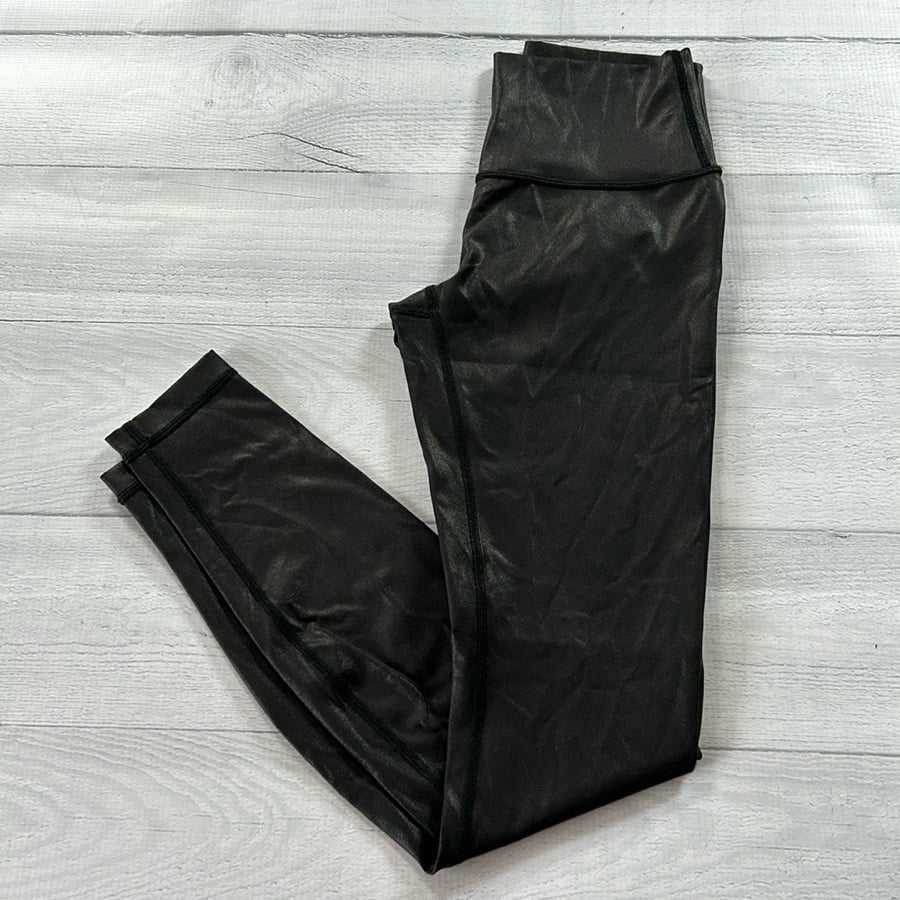 Lululemon Wunder Under High-Rise Tight *Foil 28” Black Sz 4