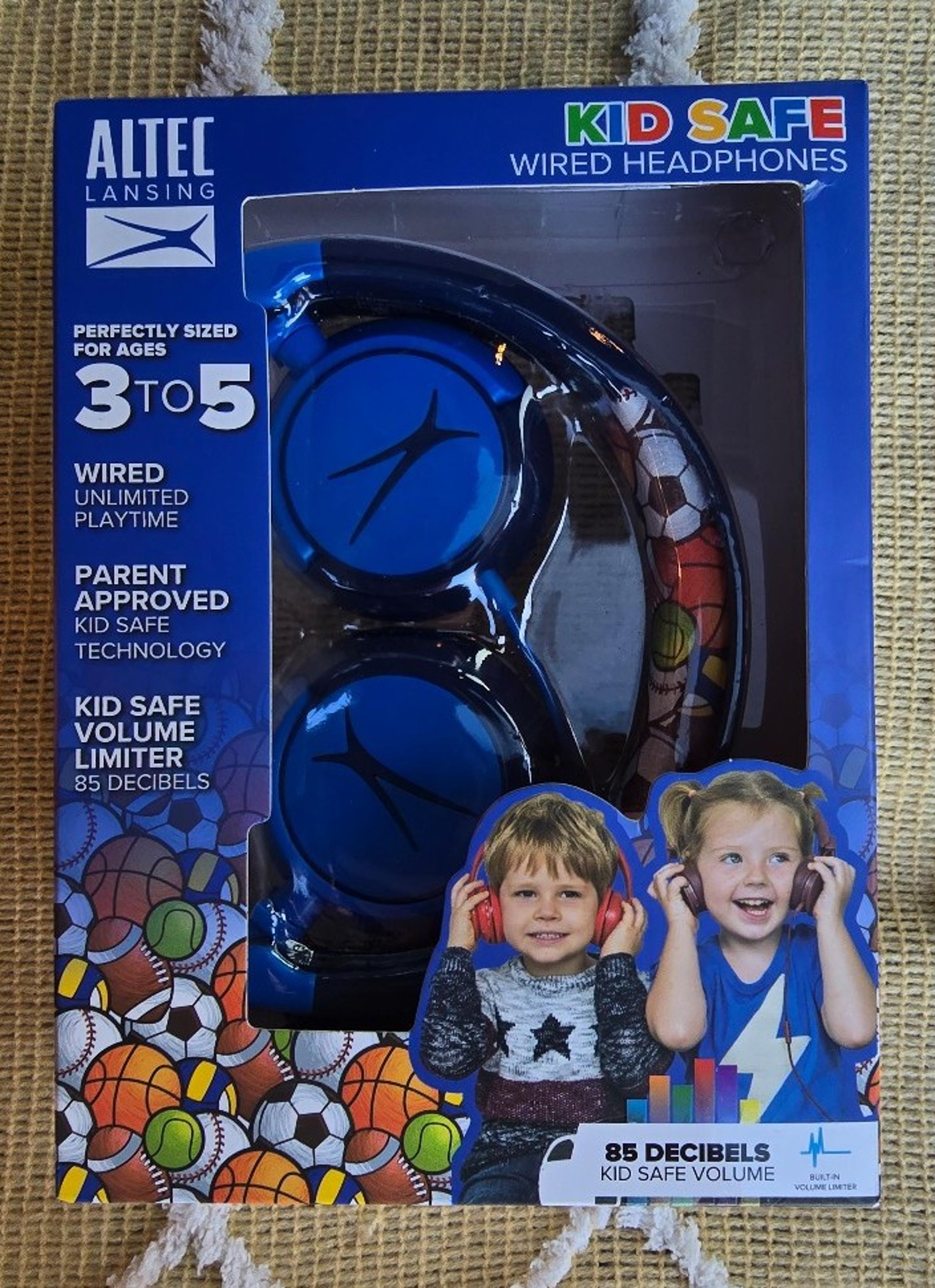 Altec Lansing Kid Safe Volume Limiting Wired Headphones