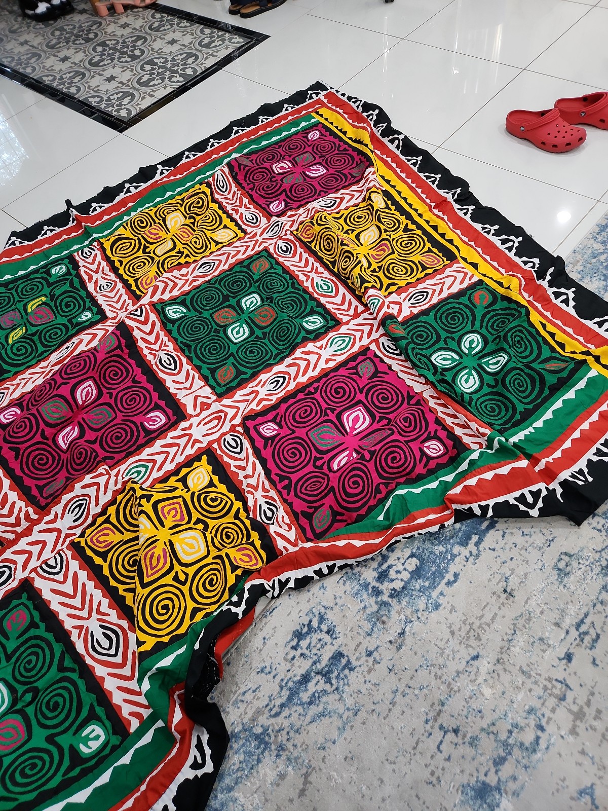 Hand made queen size duvet