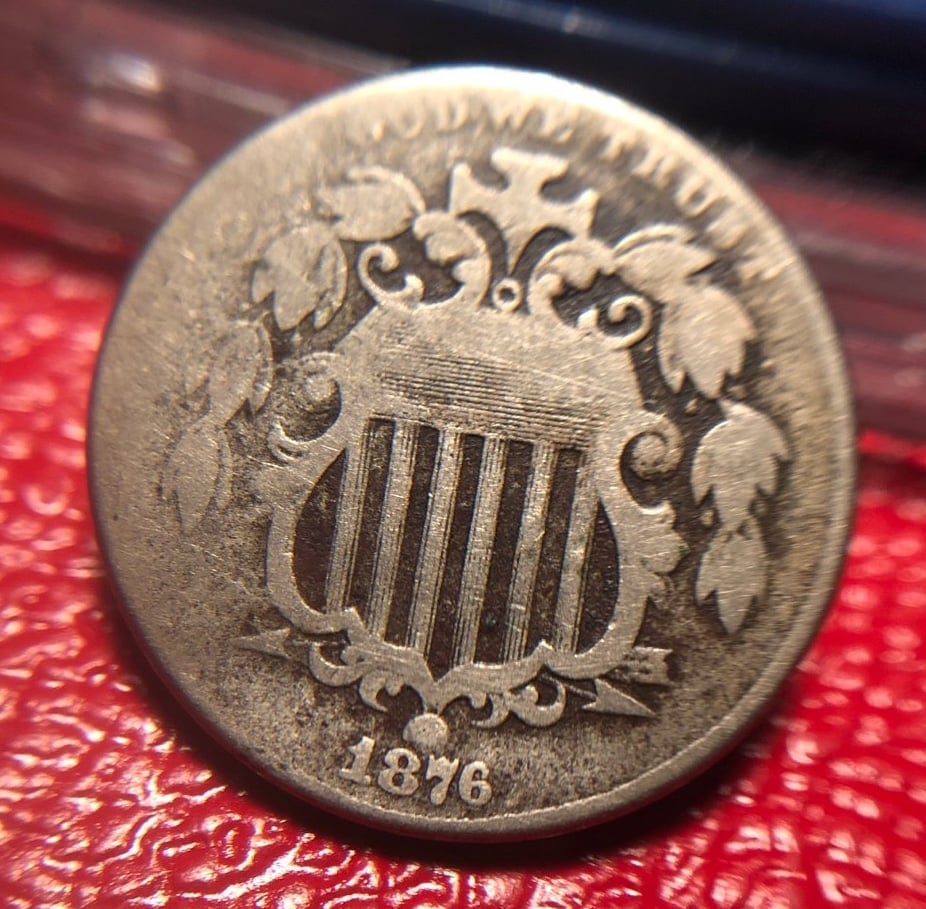 1876 Shield Nickel
