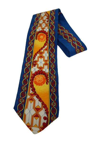Rush Limbaugh Silk Necktie No Boundaries Collection-Col orful Art Deco-USA Made