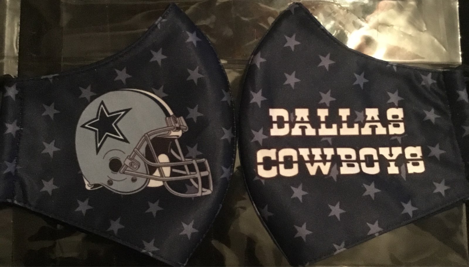 2 Dallas Cowboys LTE Facemask