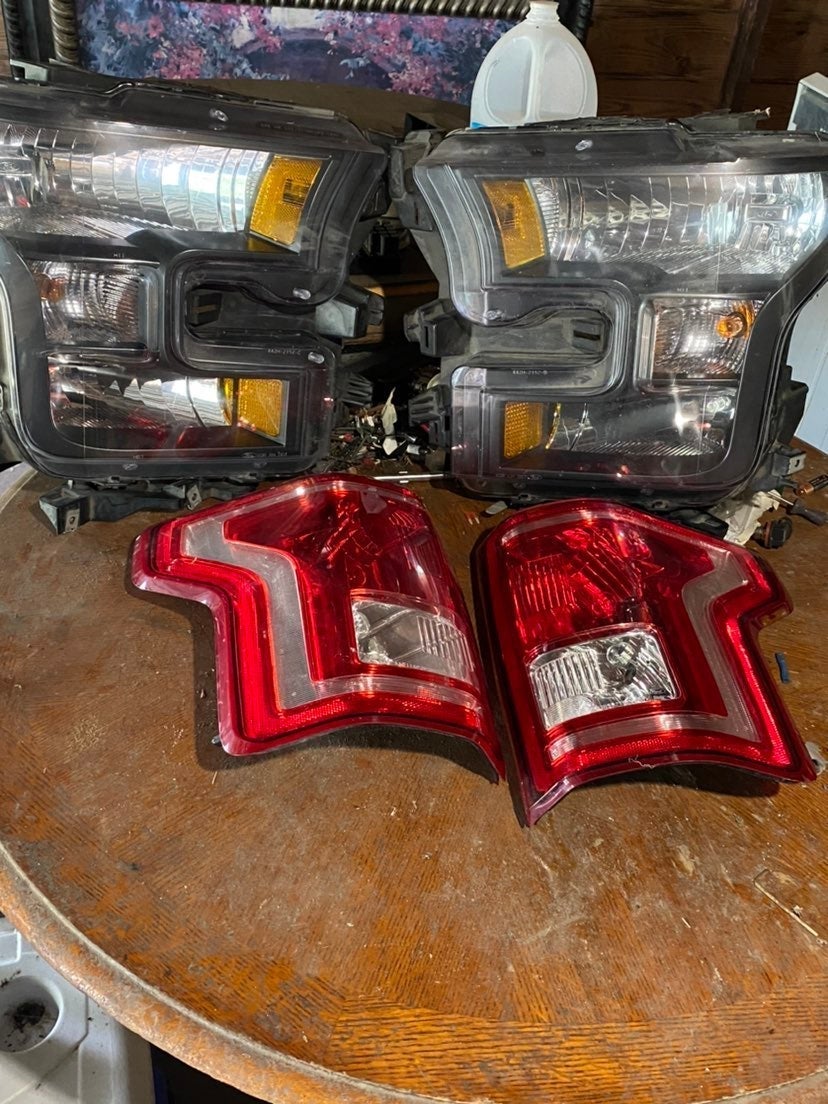 Stock F-150 headlights and taillights