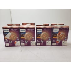 Philips Dimmable Wifi LED Amber 40W 350 Lumens Smart Bulbs Wiz Lot Of 4 New