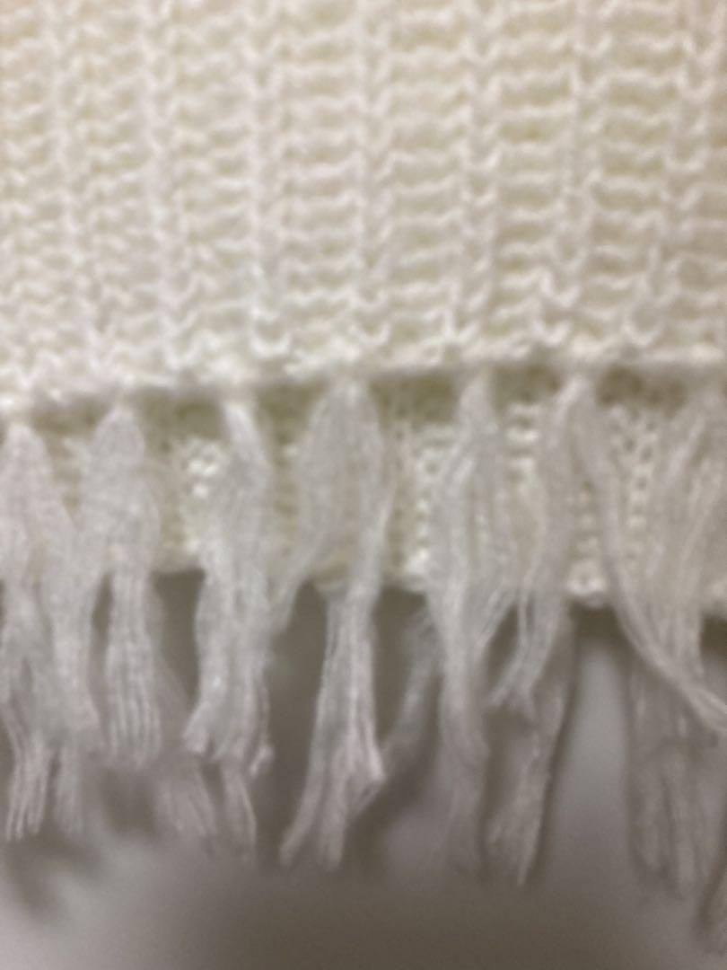 Knit scarf - detail