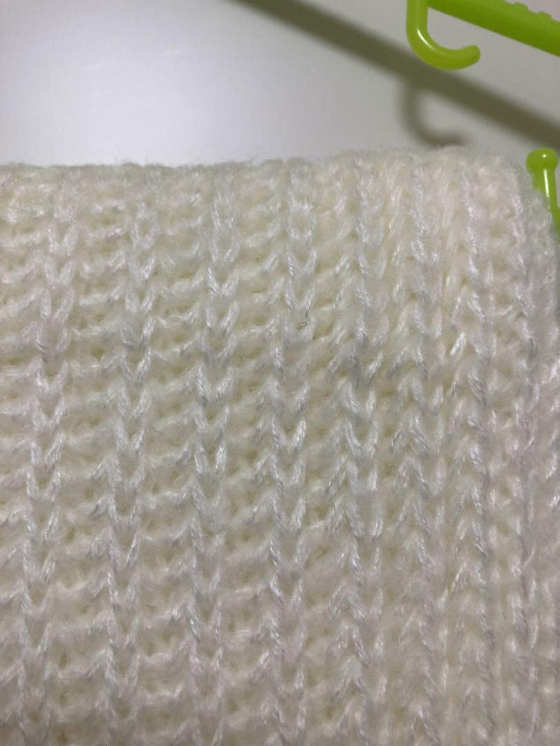 Knit scarf - detail