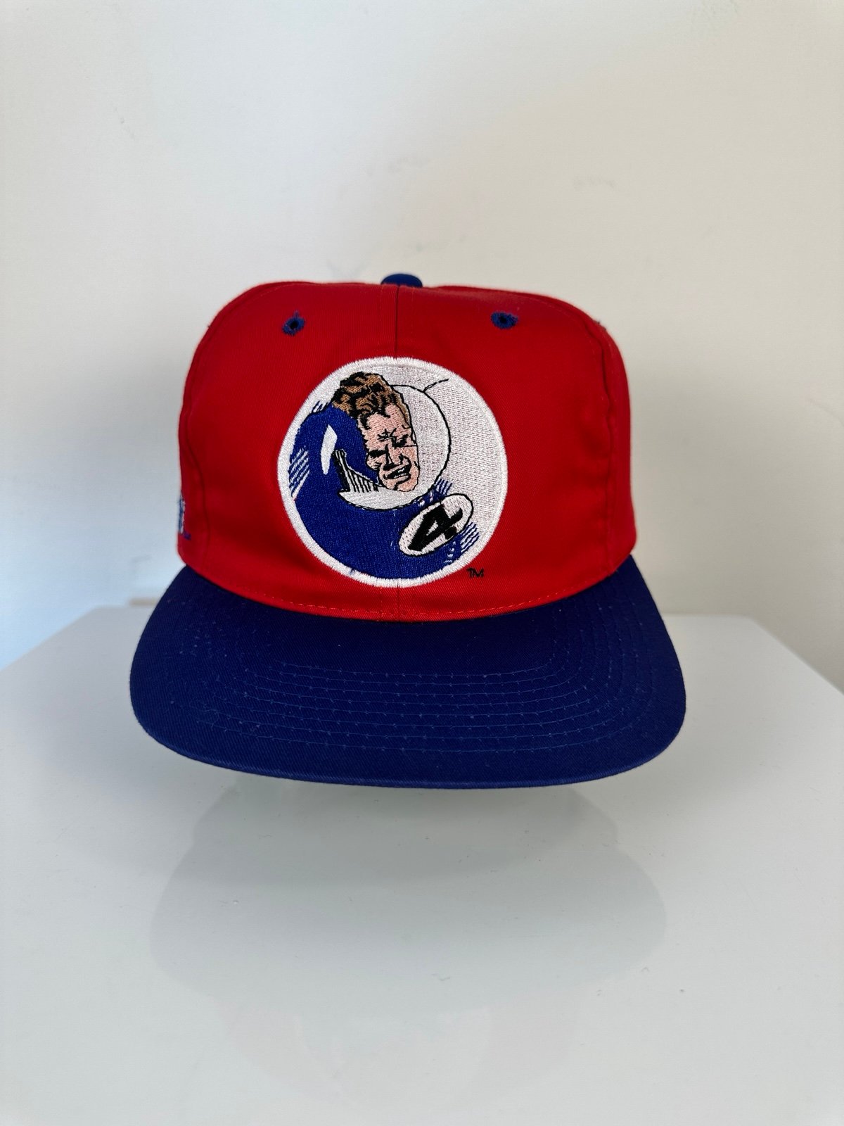 Mr Fantastic Blockhead Snapback by American Needle Rare 1990's Marvel Hat Comics