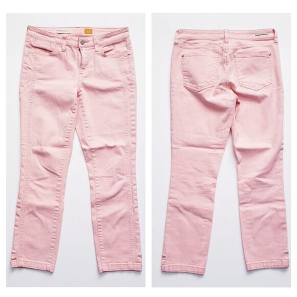 Pilcro & The Letterpress Peach Stat‎ Slim Crops