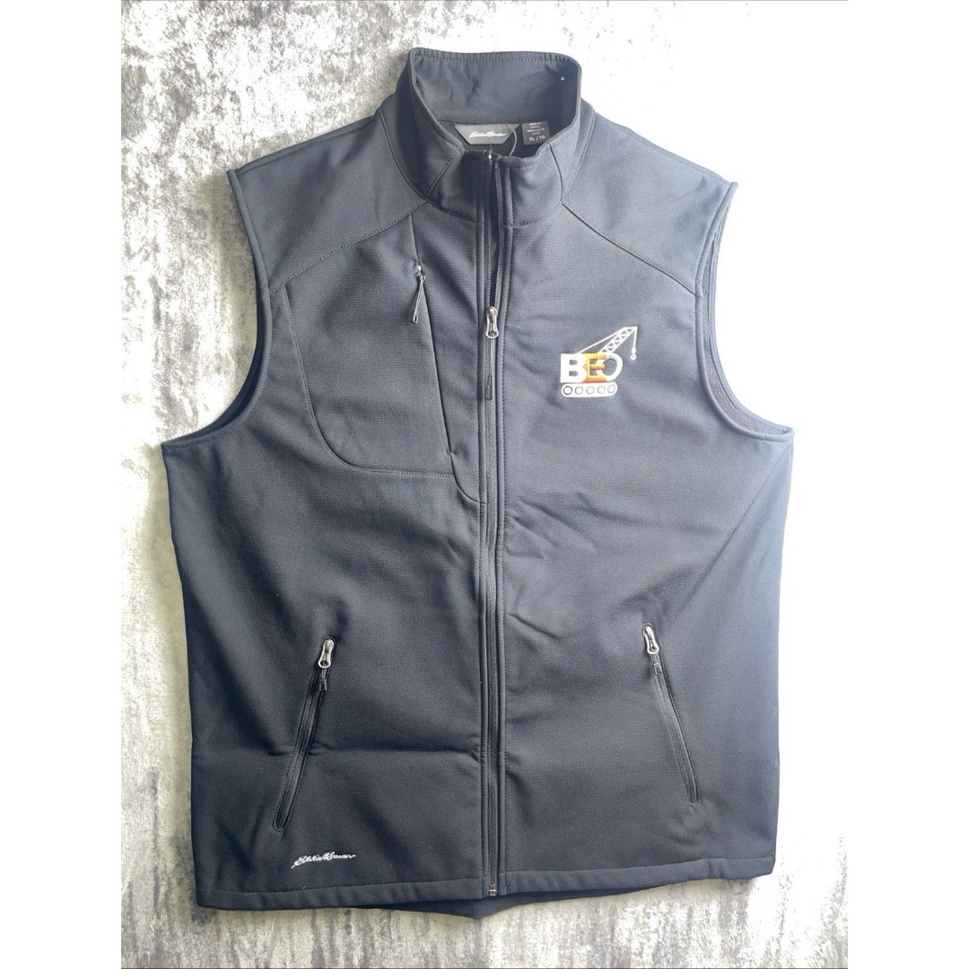 EDDIE BAUER Fleece Lined Zip XL Black Vest