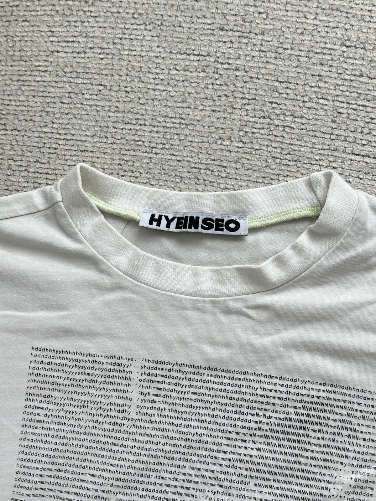 Hyein Seo White Graphic Tee T-shirts