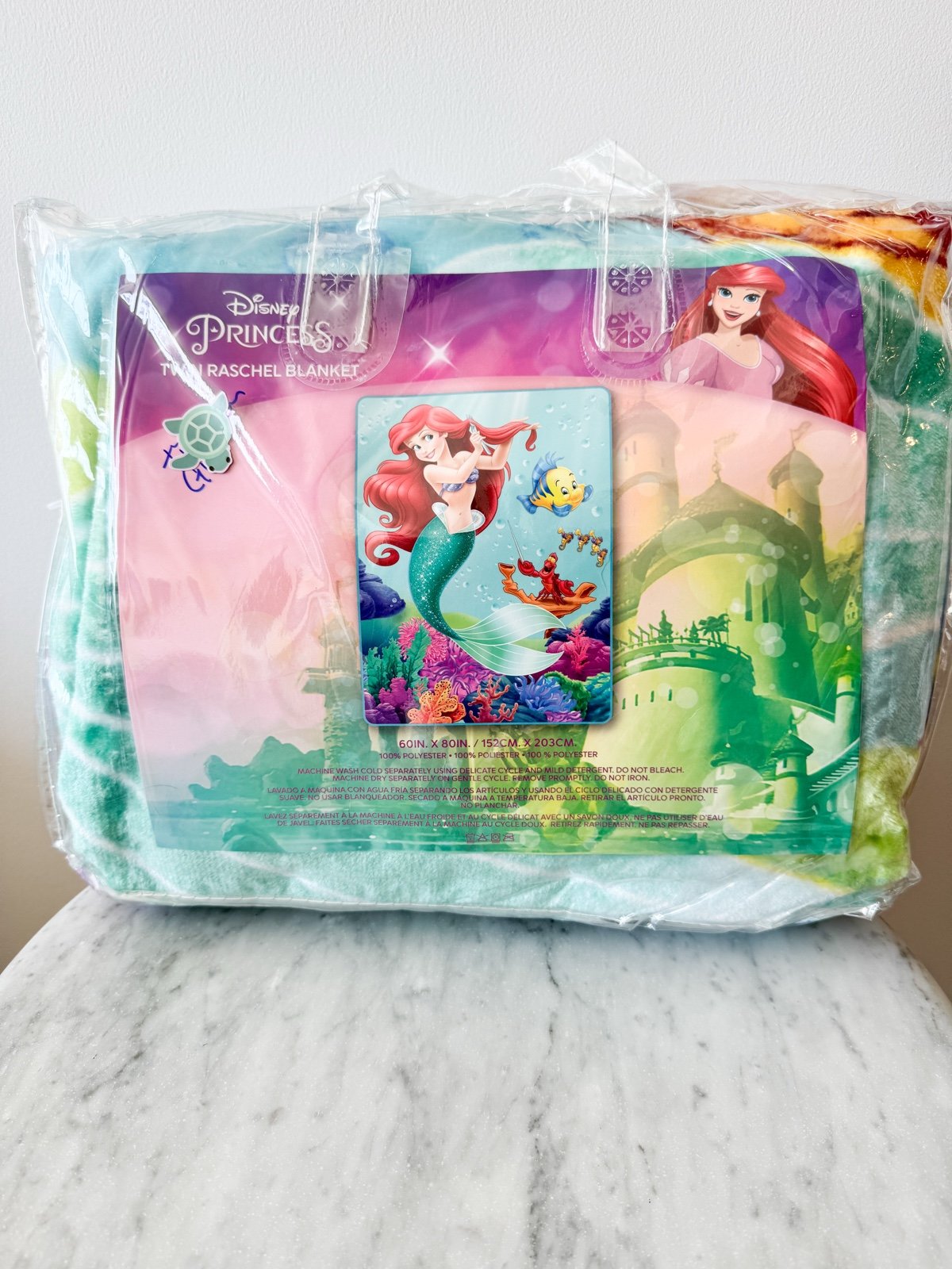 Little mermaid 60x80 Twin size Rashell blanket