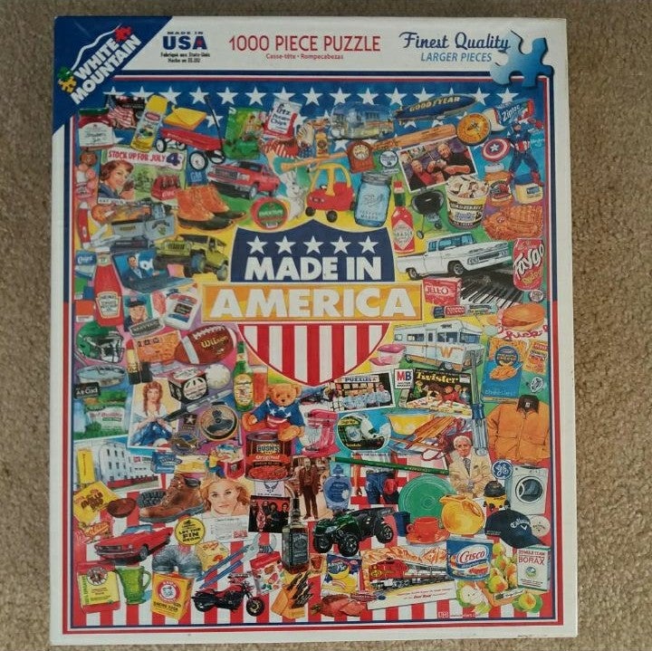 White mountain puzzle 1000 Made in America