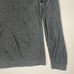 Northern Isles Men's Gray V-Neck Silk Cashmere Sweater Size Large Stripe