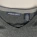 Northern Isles Men's Gray V-Neck Silk Cashmere Sweater Size Large Stripe