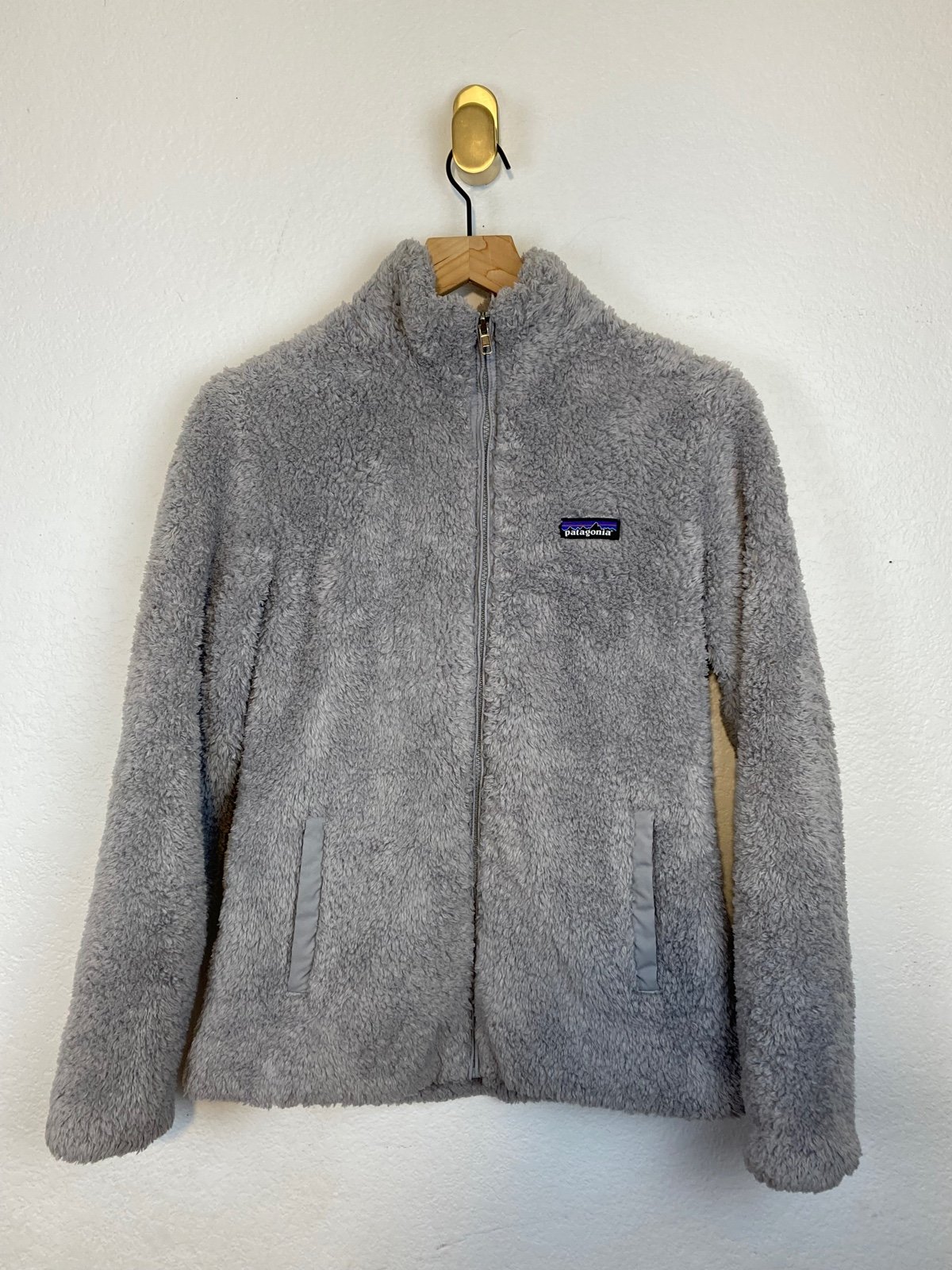 Patagonia Womens Los Gatos Fleece Drifter in grey size medium