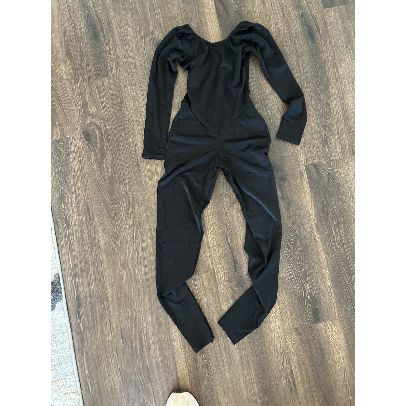 Capezio Women's Size Small Black Full Body Suit Dance Theater